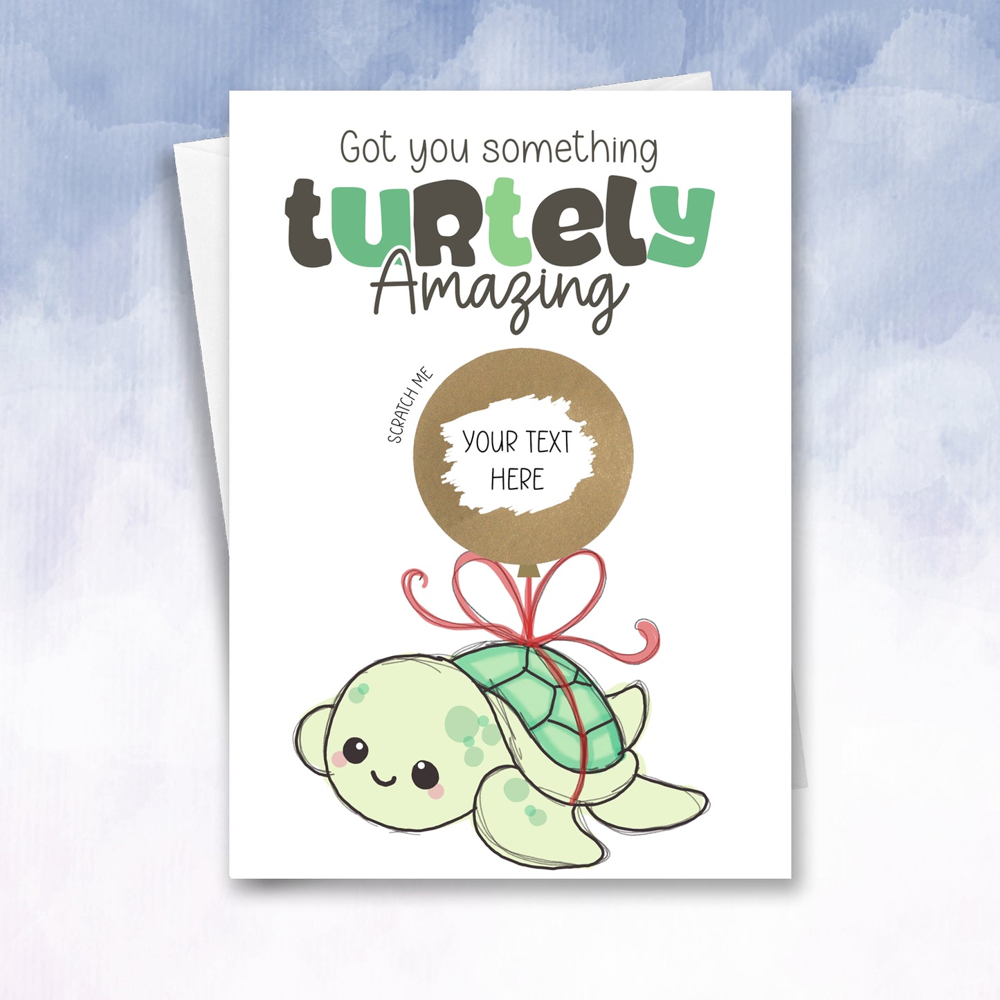 Turtley Amazing Turtle Scratch off Card - 2f75e5-2