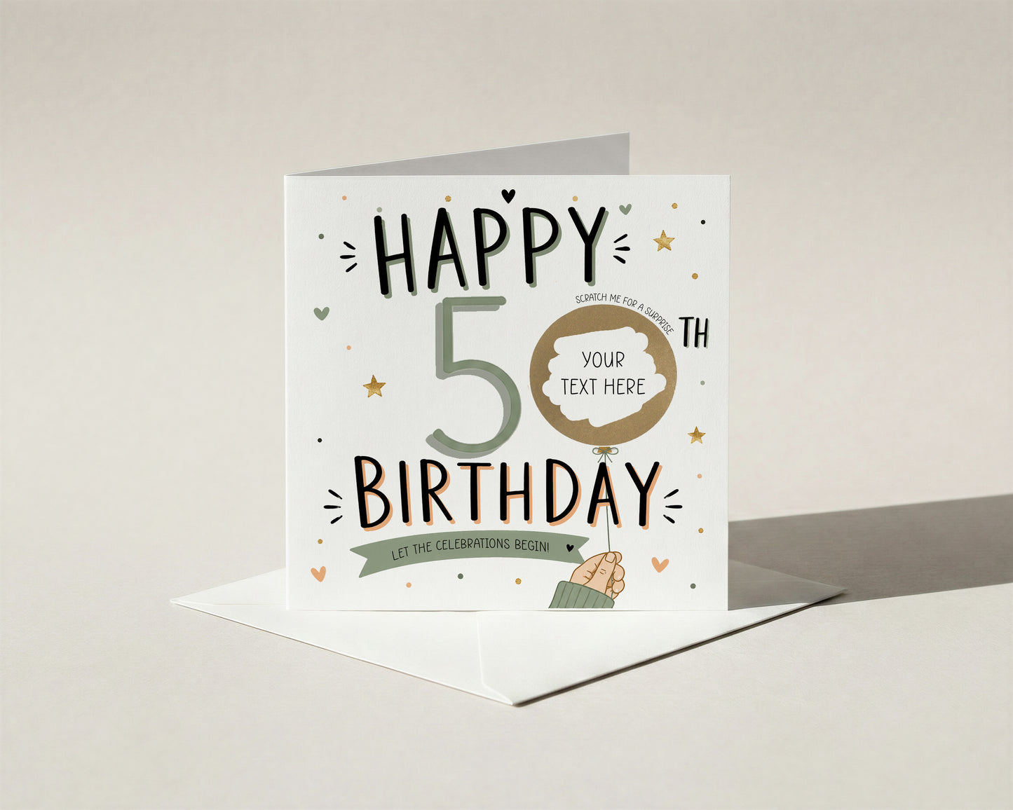 Personalised 60th Birthday Scratch-Off Card Milestone Surprise Gift Reveal (Copy) (Copy)