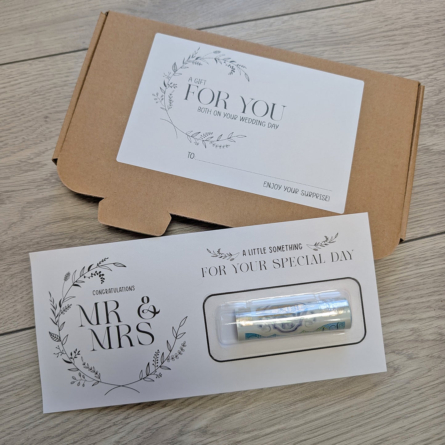 Honeymoon Money Envelope • Wedding Fund Gift Wallet • Greeting Card