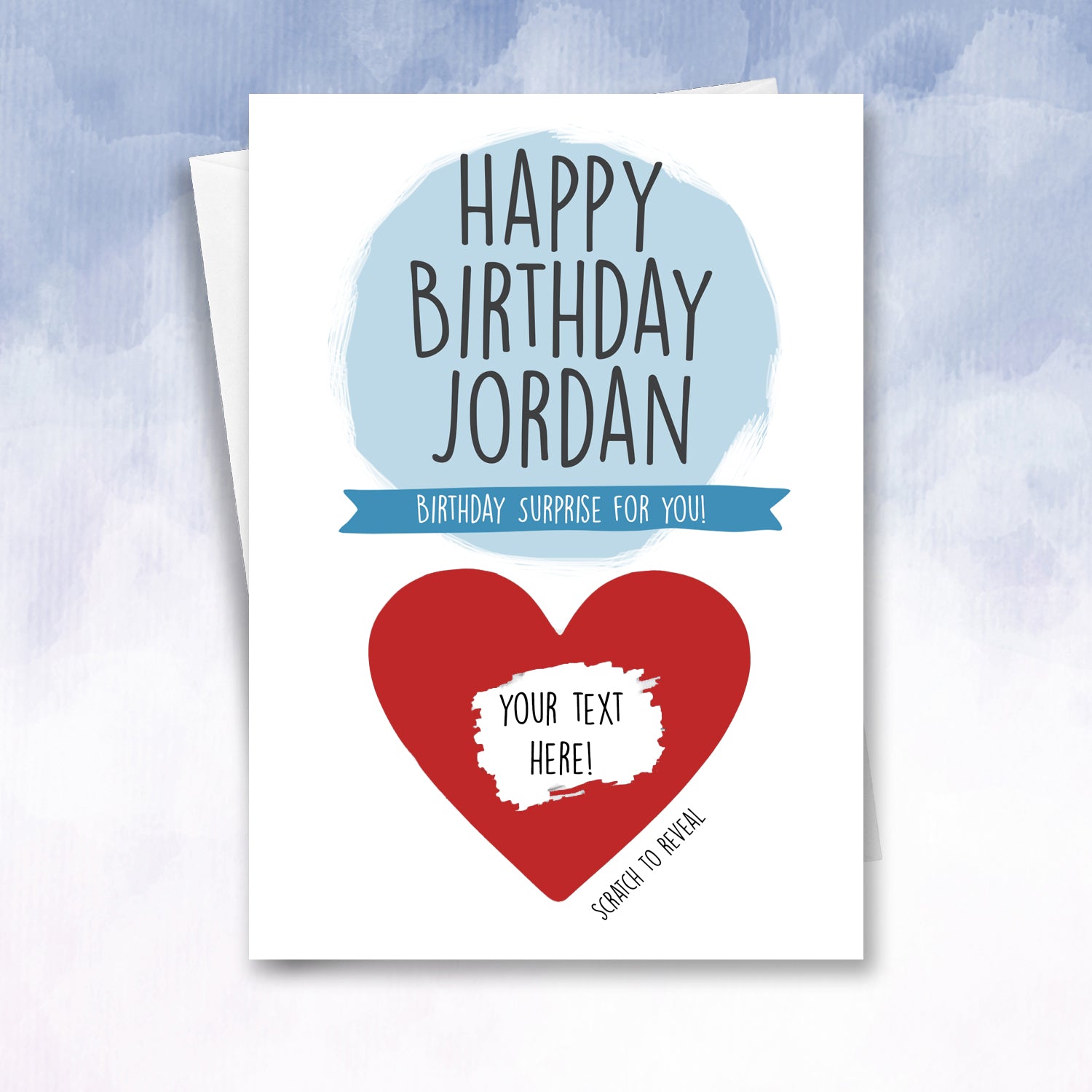 Personalised Birthday Scratch card - 2f75e5-2