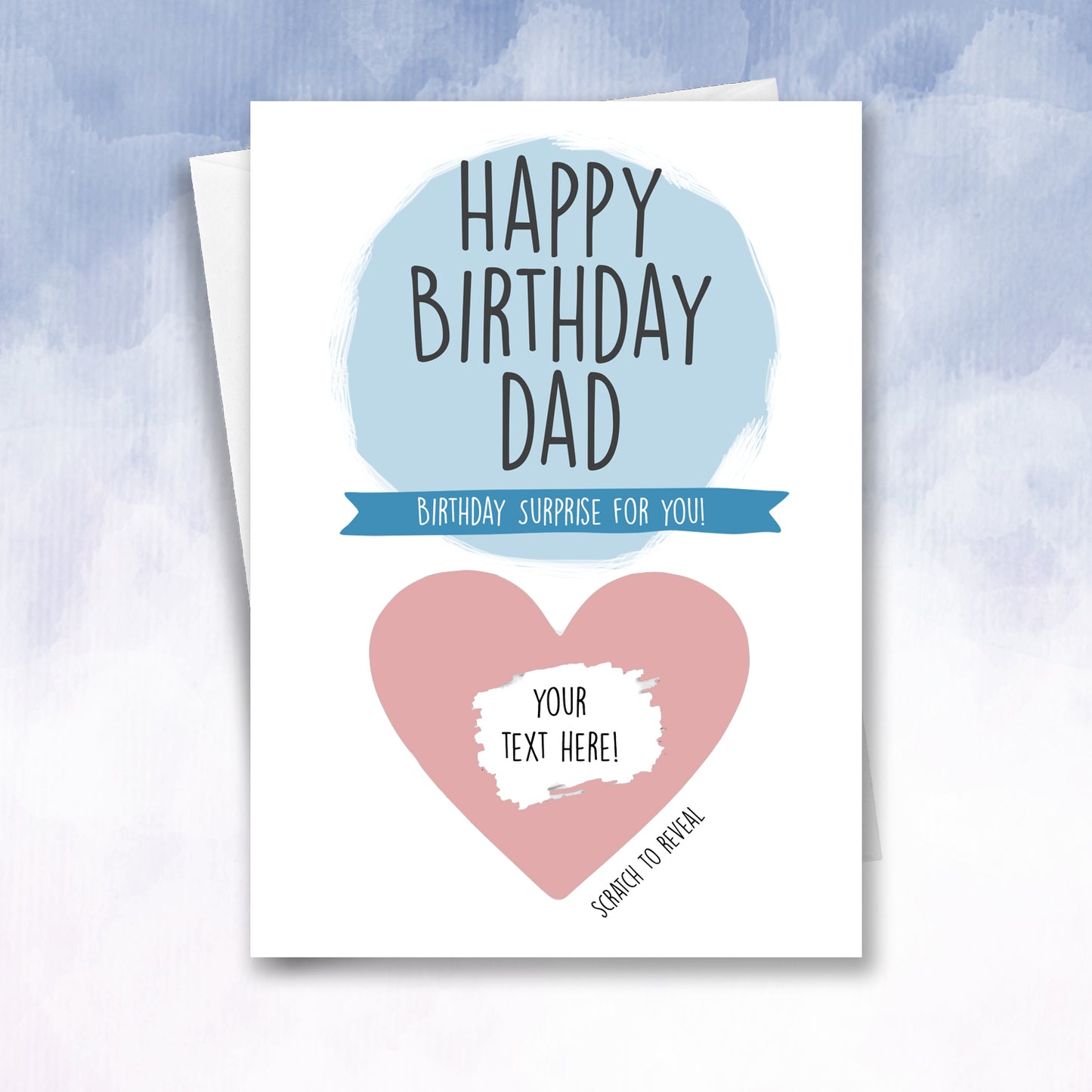 Personalised Scratch off Birthday Card for Dad - 2f75e5-2