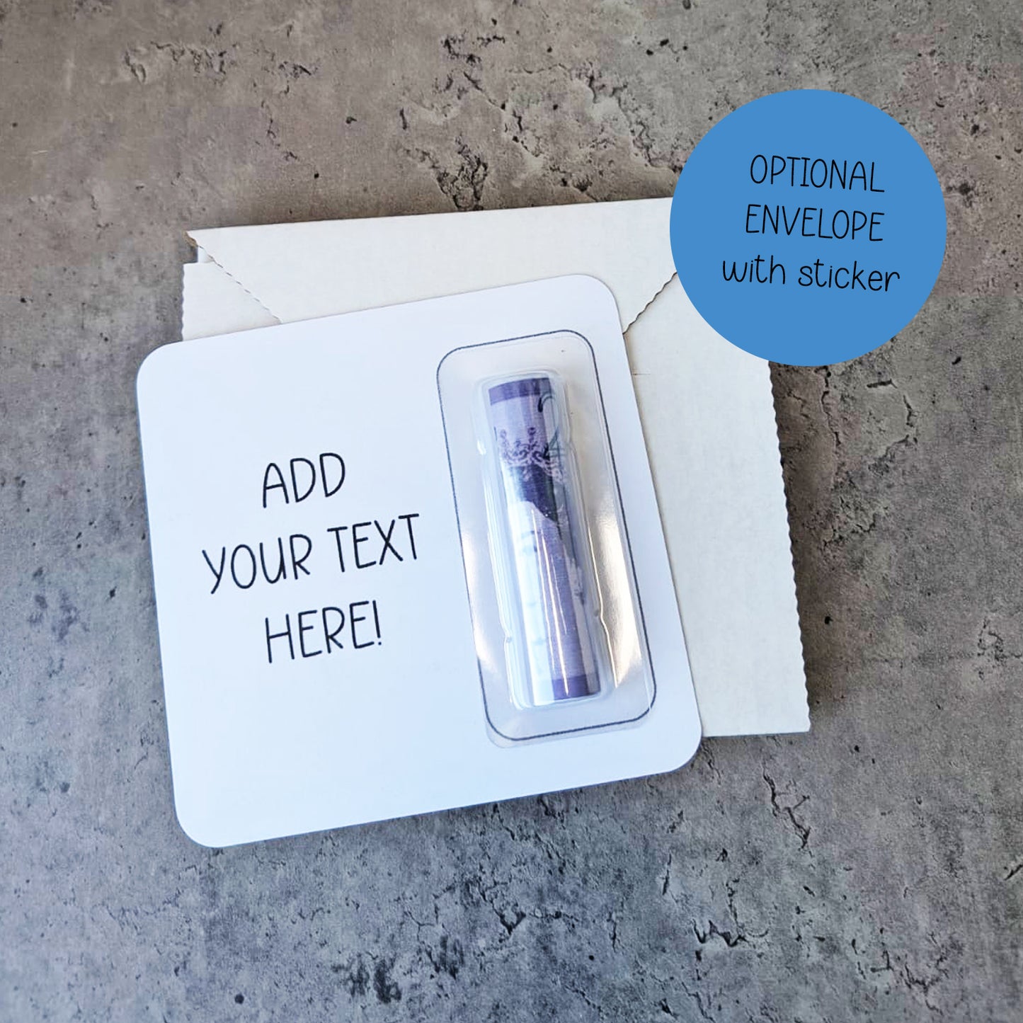 Personalised Money Card Wallet • Custom Birthday Gift • Create Your Own Text