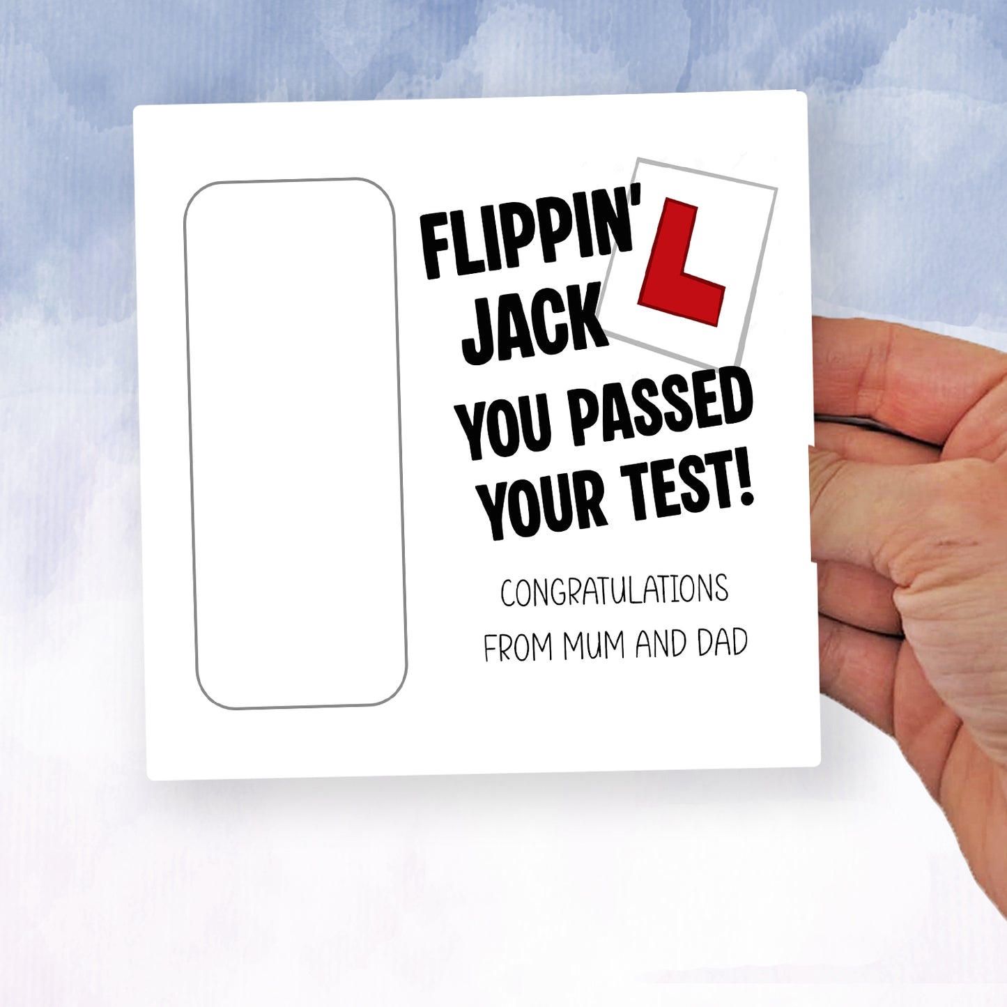 Personalised Driving Lesson Money Wallet – 17th Birthday Gift • Learner Driver Present