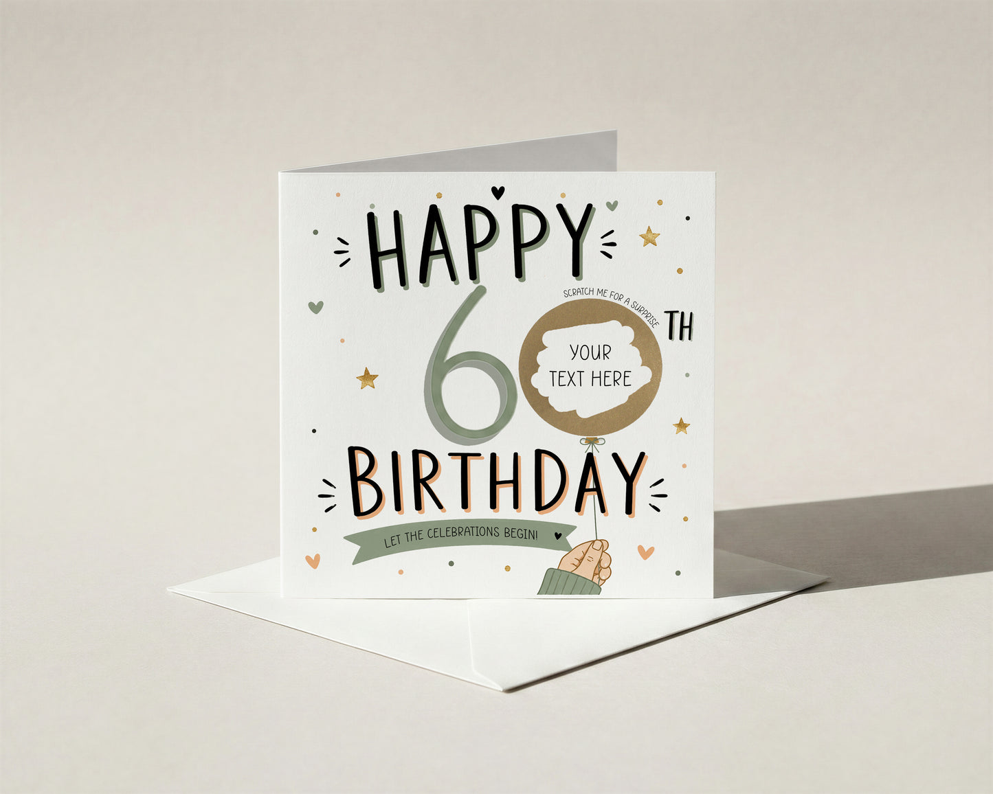 Personalised 30th Birthday Scratch-Off Card Milestone Surprise Gift Reveal