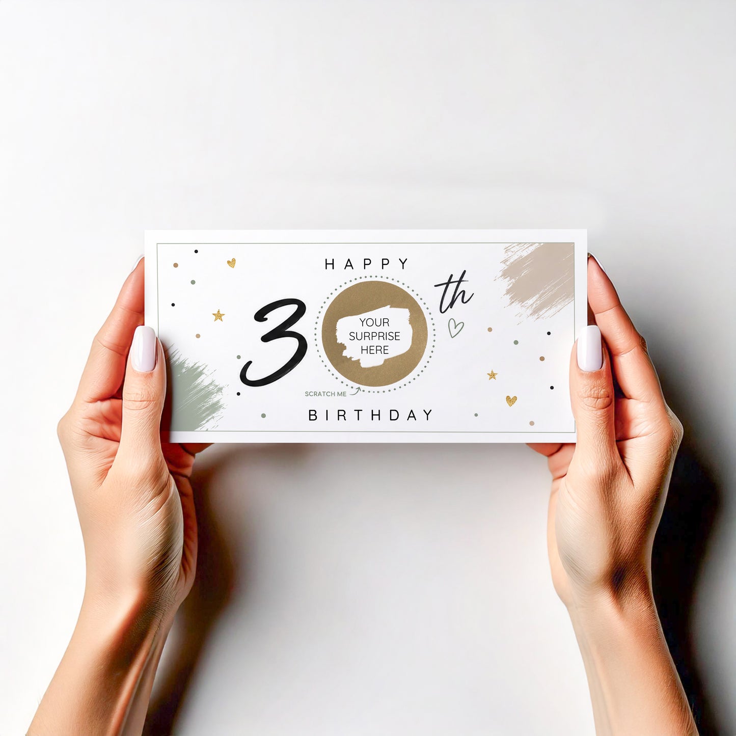 Personalised 40th Birthday Scratch Off Card, Surprise Gift Reveal , Experience Holiday Ticket Reveal (Copy)