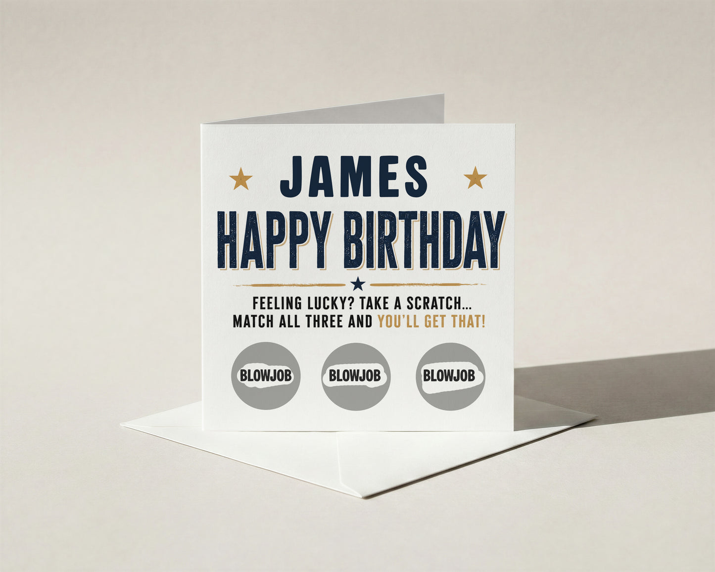 Personalised Naughty Scratch Off Birthday Card for Him Boyfriend Husband Funny Gift