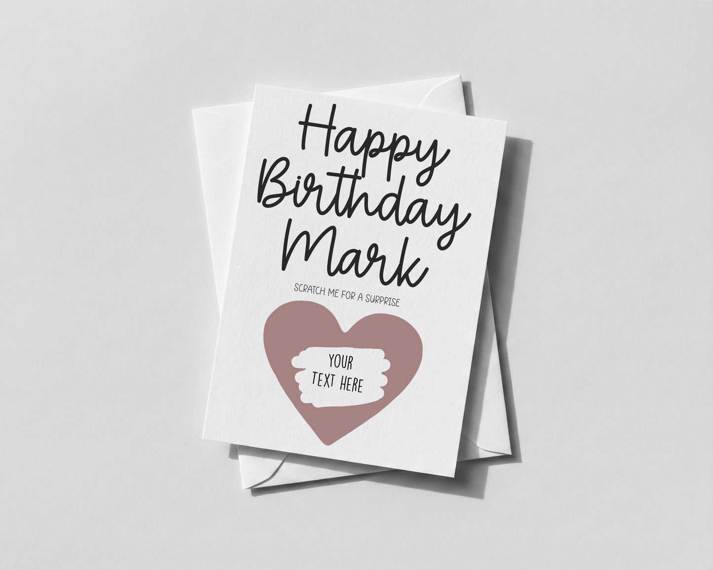 Personalised Birthday Scratch Reveal Card – Surprise Gift for Him/Her