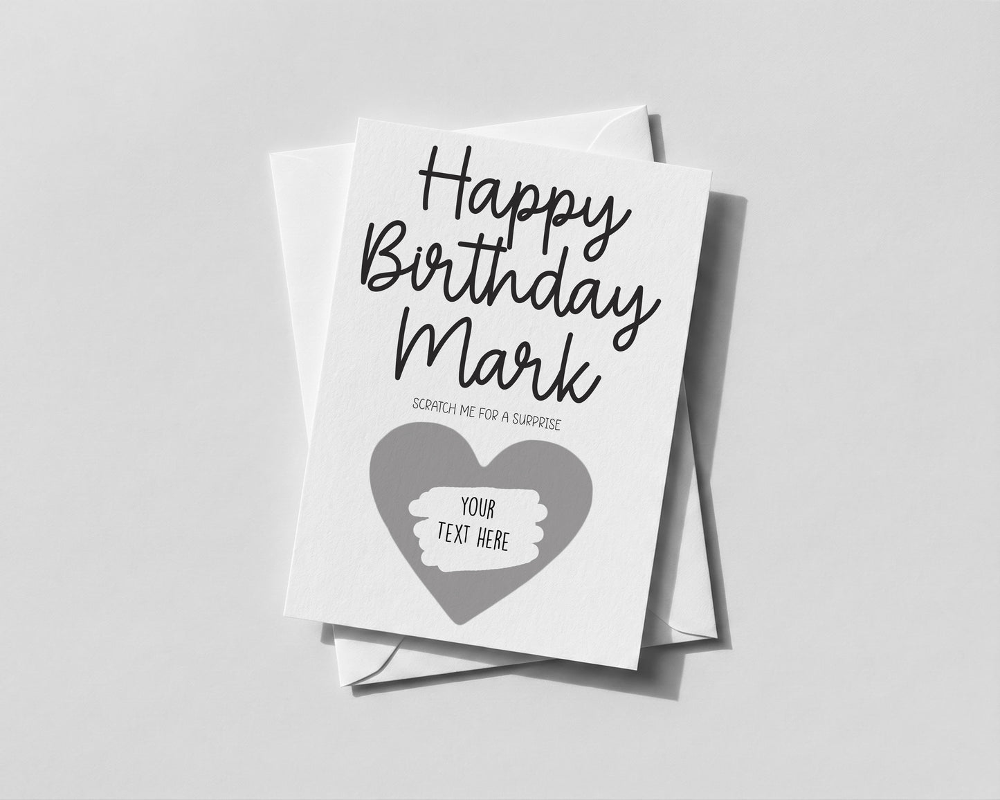 Personalised Birthday Scratch Reveal Card – Surprise Gift for Him/Her