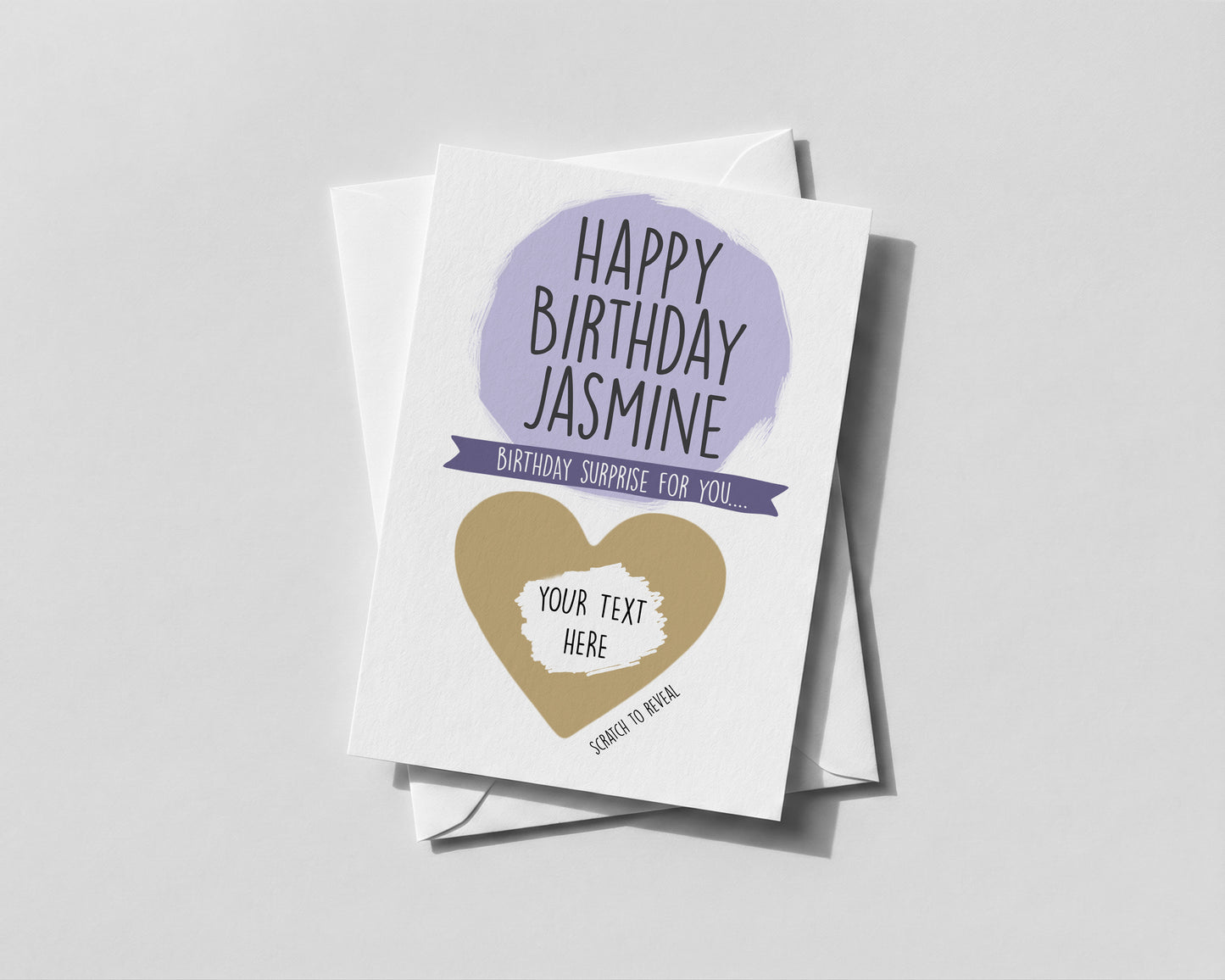 Personalised Birthday scratch off surprise Gift Sister Mum Daughter for her wife