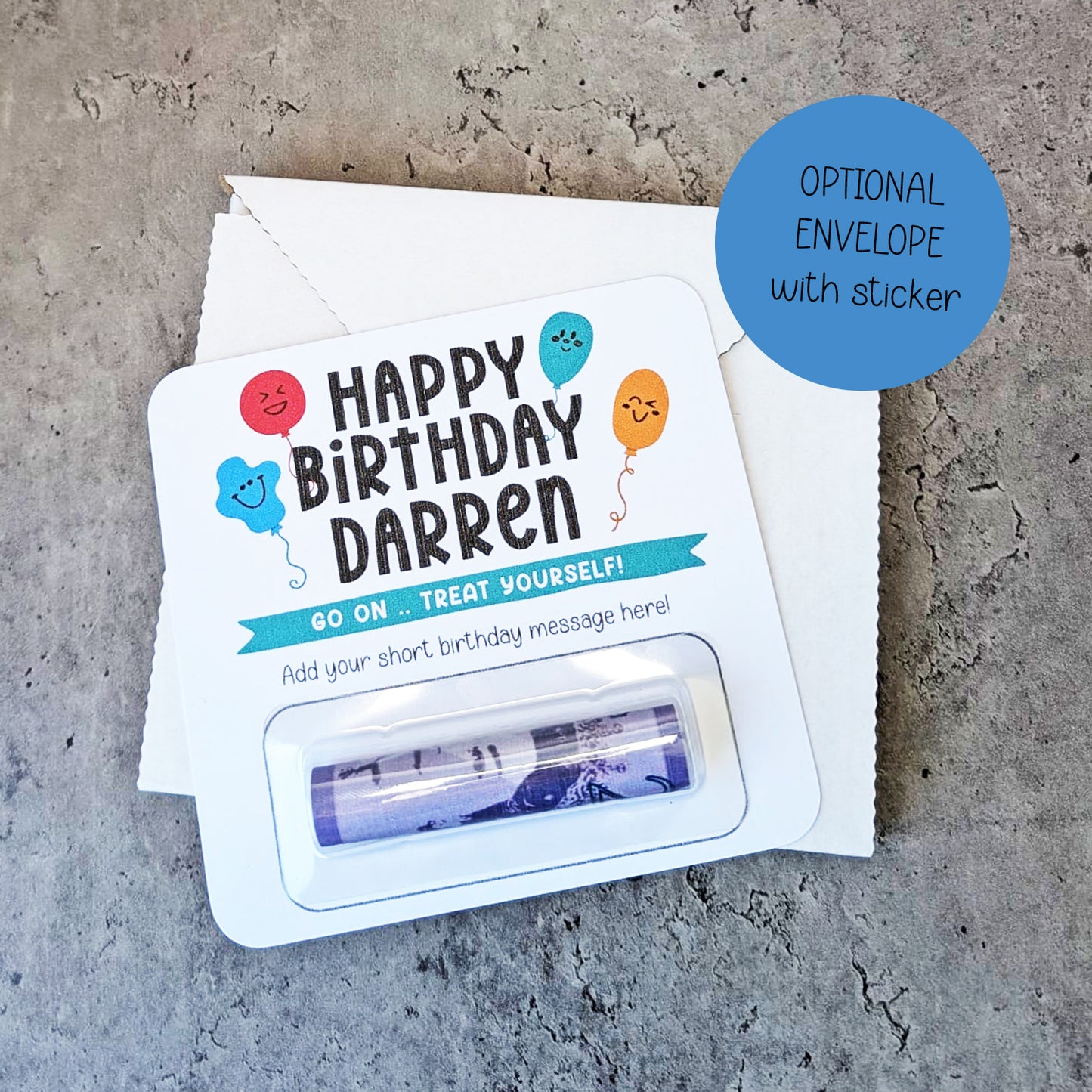 Birthday Money Wallet • Personalised Birthday Card • Gift Voucher Holder for Kids & Adults