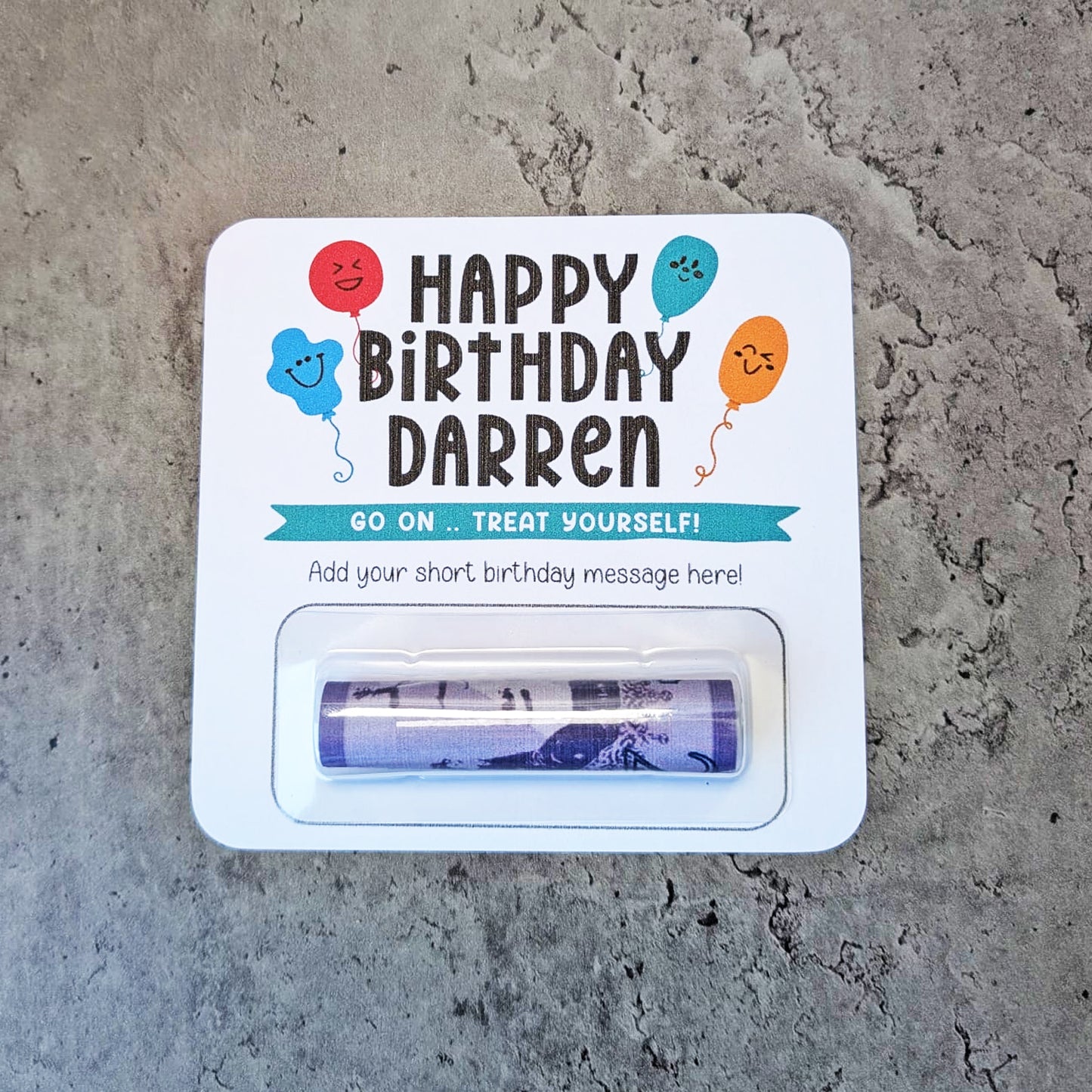 Birthday Money Wallet • Personalised Birthday Card • Gift Voucher Holder for Kids & Adults