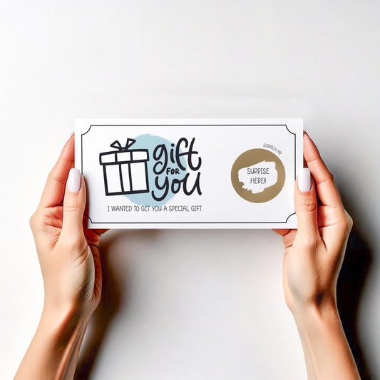 Scratch Off Experience Ticket • Personalised Gift Voucher • Holiday Reveal Card