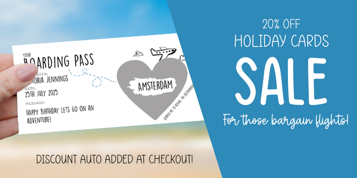 holiday discount of 20% off sale on the holiday travel cards for a limited time only 