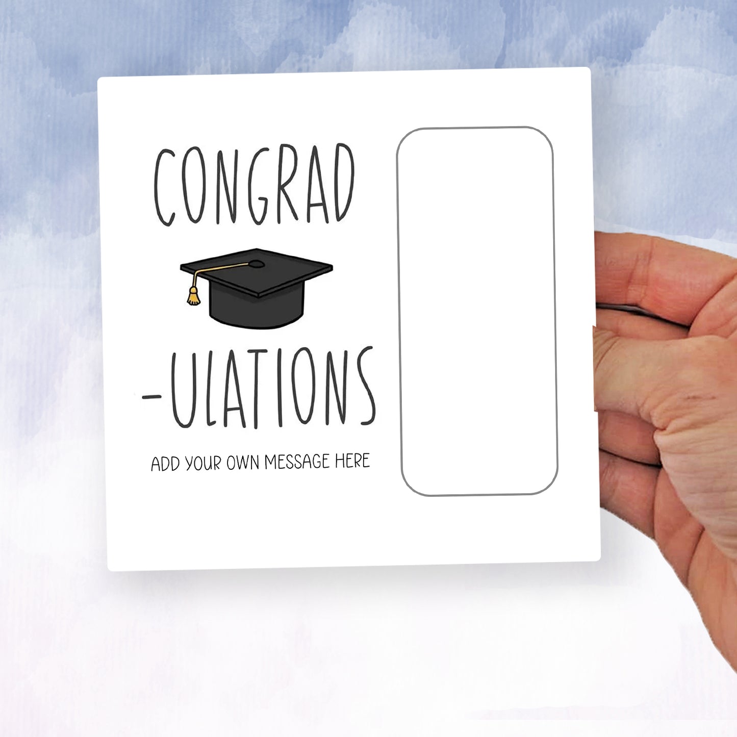 Personalised Graduation Money Wallet • You Passed Card • GCSE Exam Congratulations Gift
