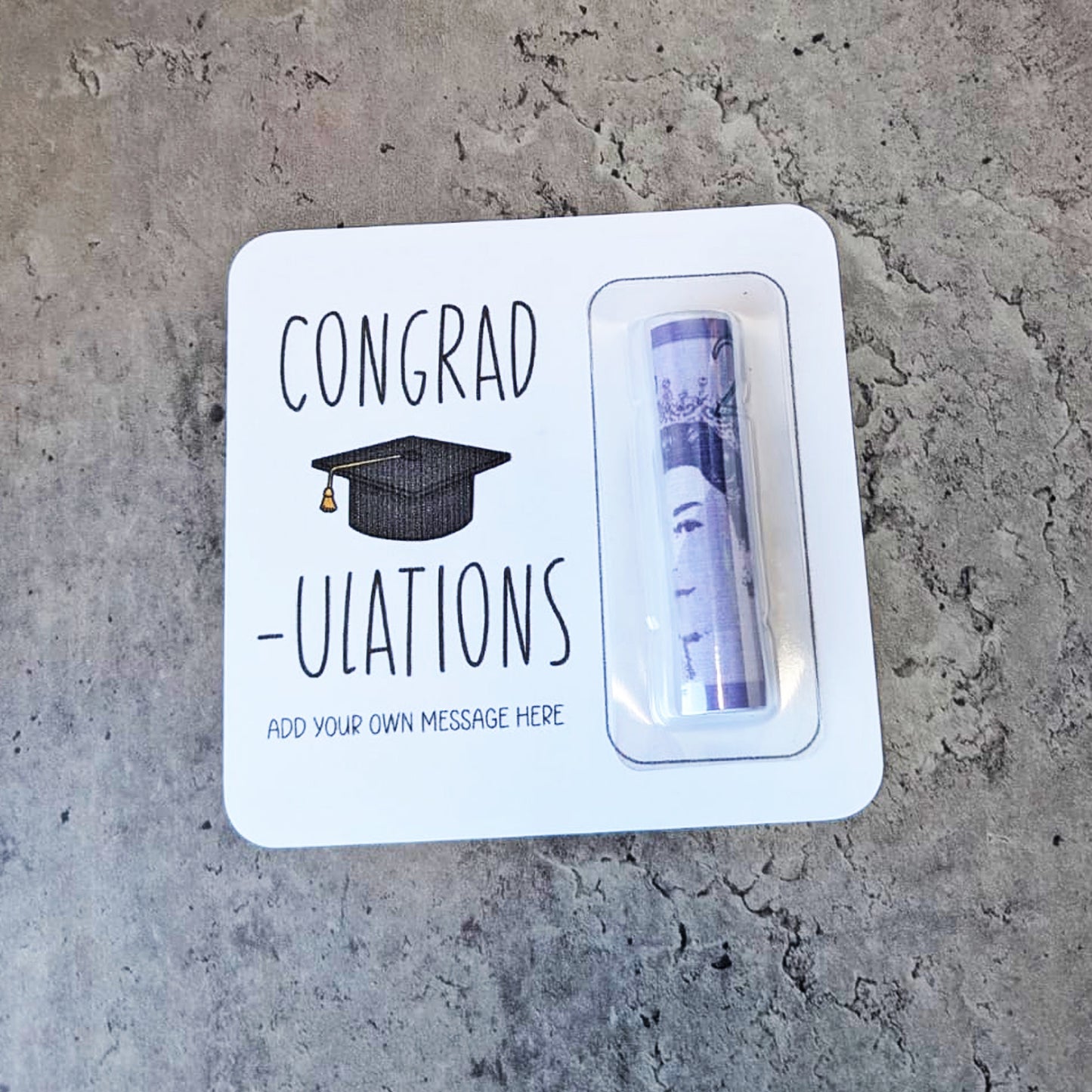 Personalised Graduation Money Wallet • You Passed Card • GCSE Exam Congratulations Gift