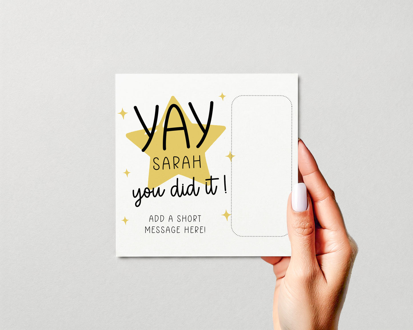Personalised Graduation Money Gift Card• You Passed Card • GCSE Exam Congratulations Gift
