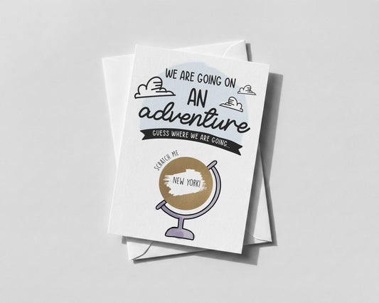Personalised Holiday Surprise Scratch Card • Trip Reveal Boarding Pass Gift