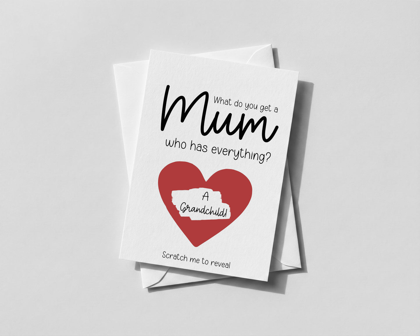 Personalised Promoted to Nan Scratch Card – Pregnancy Reveal for Mum, Grandma or Nanny Gift