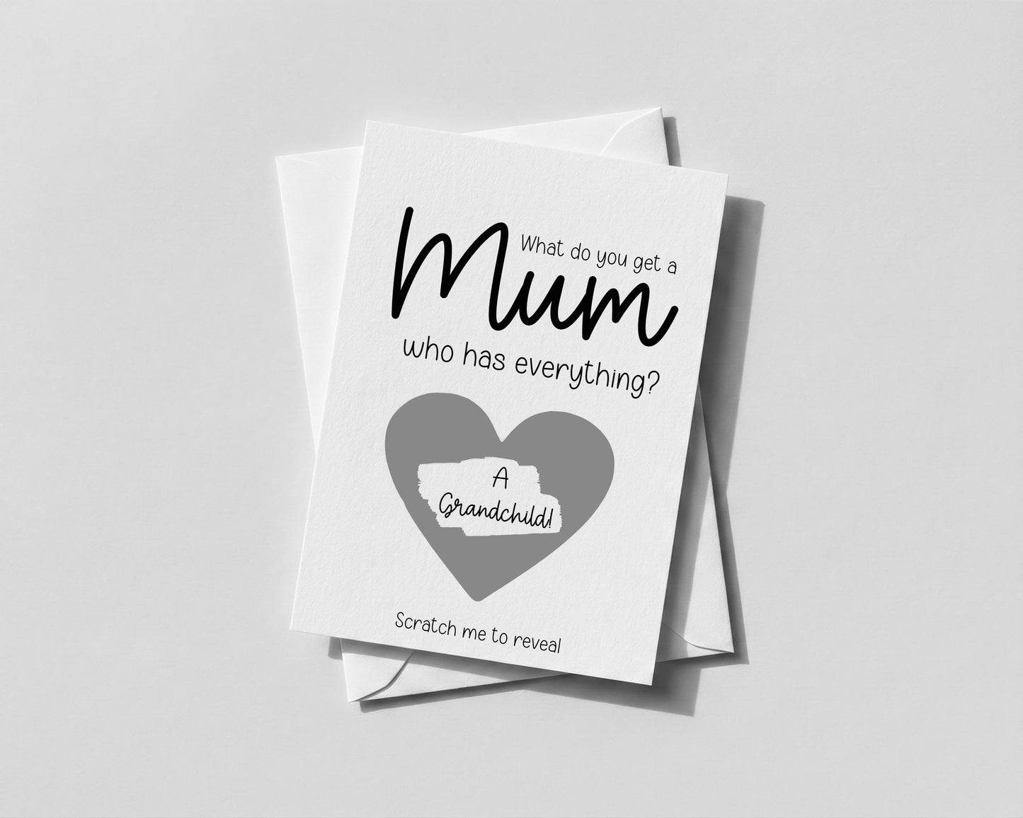 Personalised Promoted to Nan Scratch Card – Pregnancy Reveal for Mum, Grandma or Nanny Gift