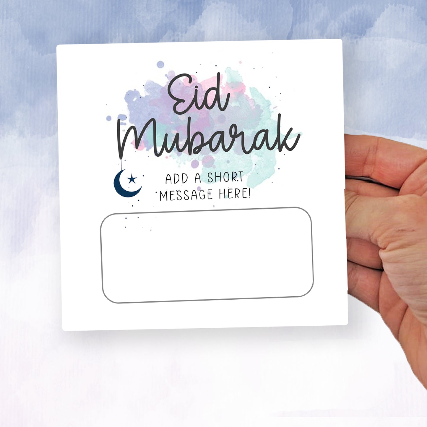 Personalised Eid Gift Money Wallet • Eid Mubarak Card • Religious Money Holder