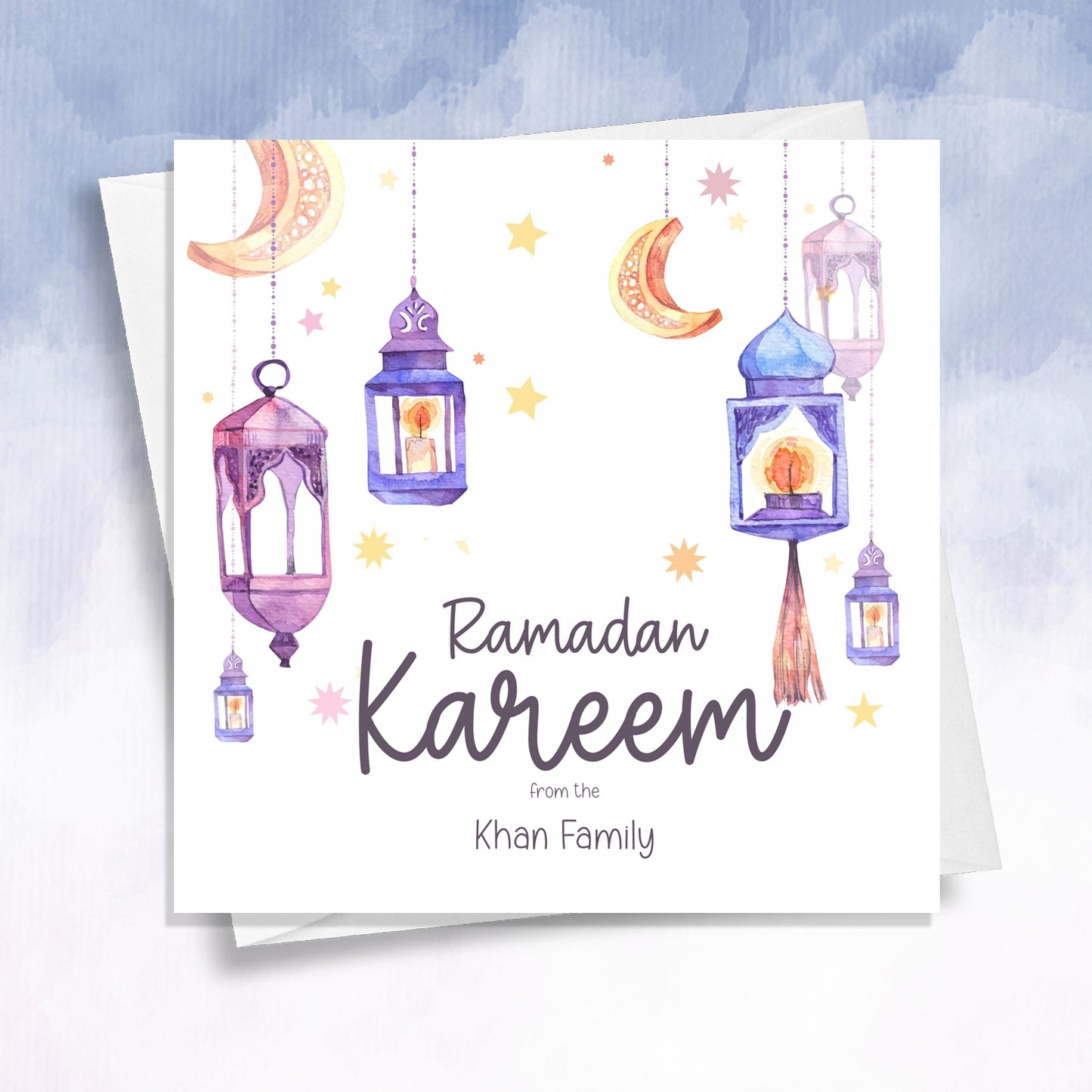 Happy Ramadan Kareem Greeting Card eid