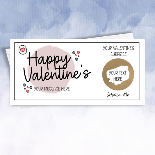 Personalised Scratch off Valentines, Surprise Holiday, Valentines card , Weekend Away, Hotel, Mini Break naughty funny date night sexy