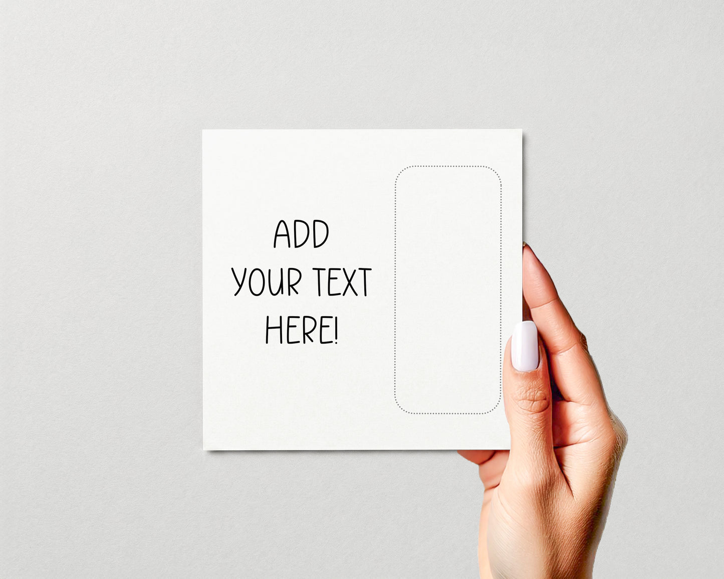 Personalised Money Card Cash Gift Holder • Custom Birthday Gift • Create Your Own Text
