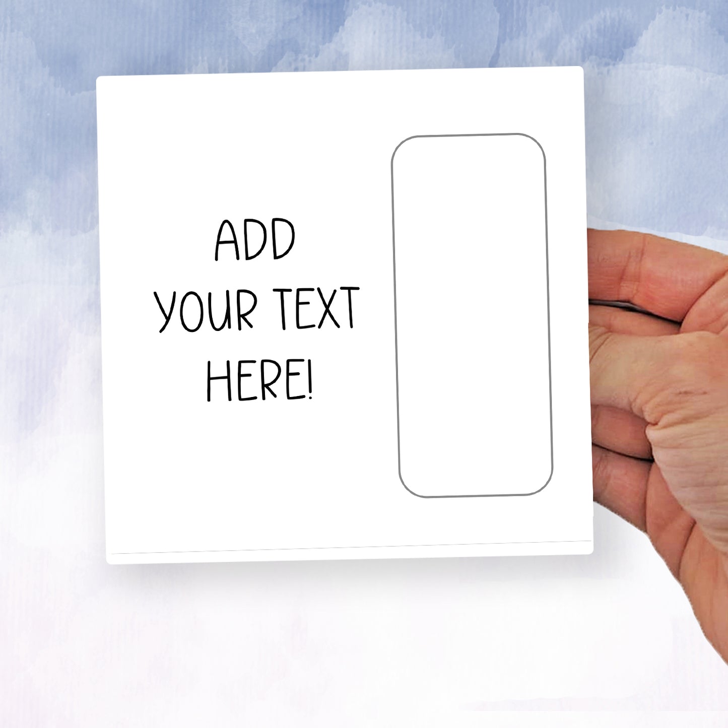 Personalised Money Card Wallet • Custom Birthday Gift • Create Your Own Text