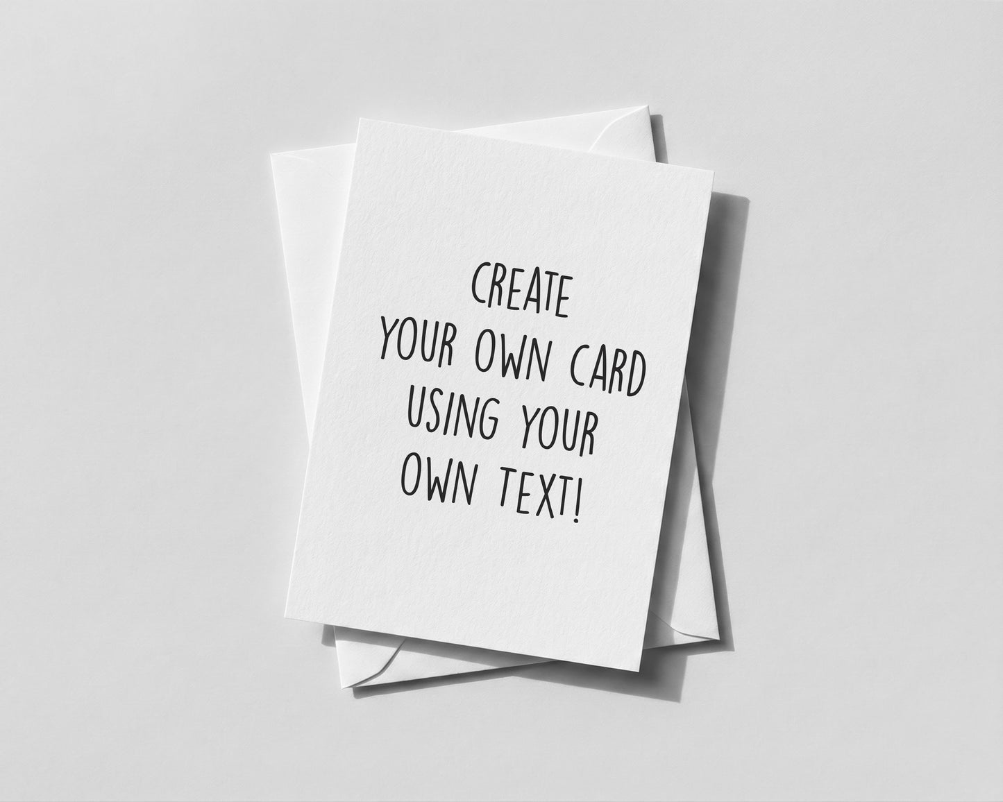 Personalised Greeting Card | Custom Text Card | All Occasion Birthday Anniversary Gift