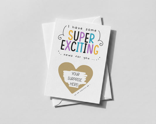 Personalised Guess What Scratch‑Off Holiday Staycation Spa Adventure Reveal Card