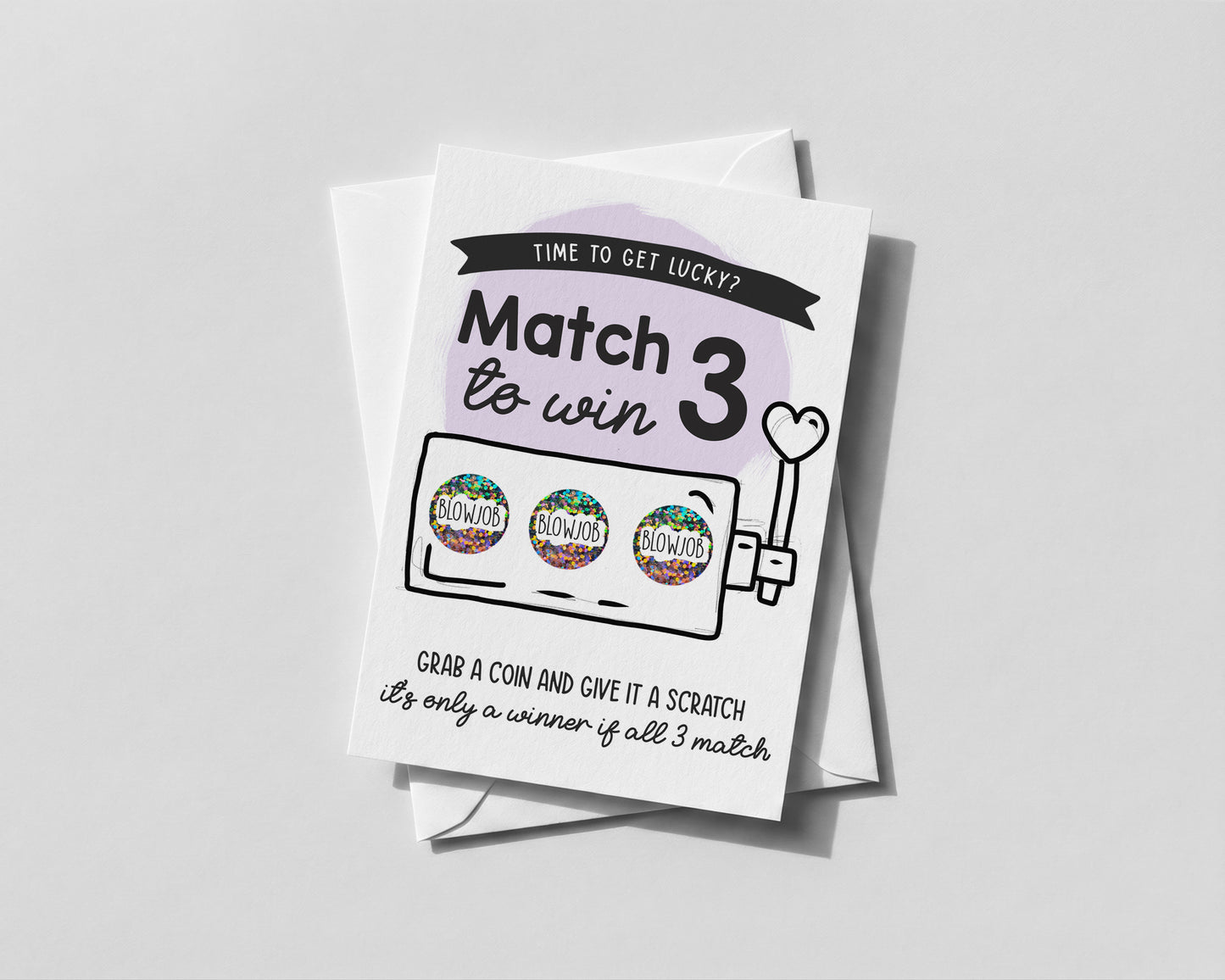 Funny Adult Scratch Card – Cheeky Surprise Reveal – Humour Gift birthday anniversary idea