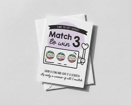 Funny Adult Scratch Card – Cheeky Surprise Reveal – Humour Gift birthday anniversary idea