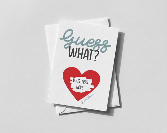 Personalised Guess What Scratch‑Off • Holiday Staycation Spa Adventure Reveal Card