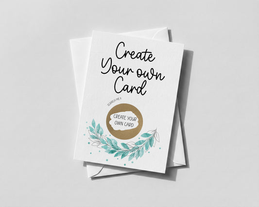 Personalised Guess What Scratch‑Off Card – Holiday • Staycation • Create Your Own Card