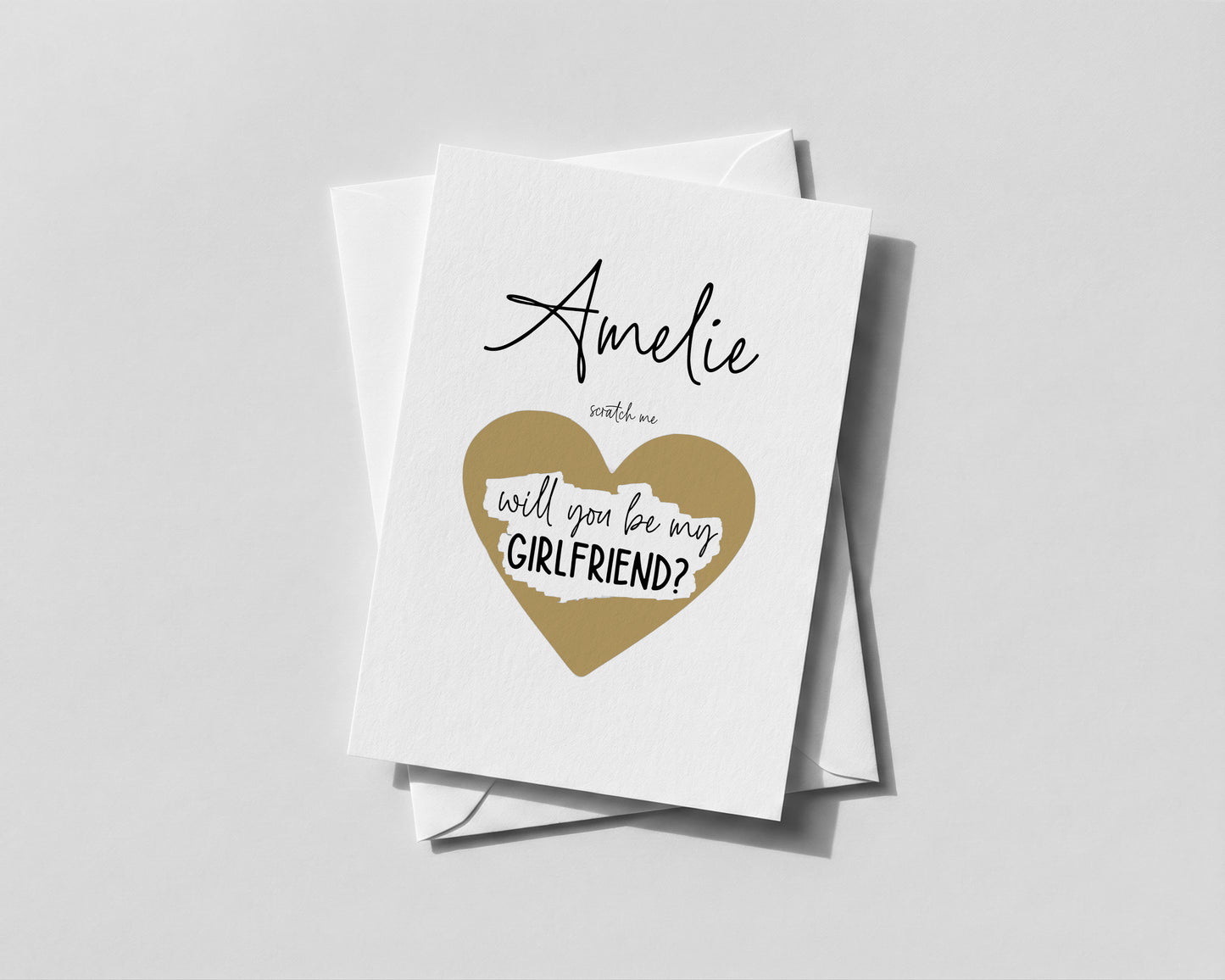 - Personalised Scratch-Off “Be My Girlfriend” Card  Romantic Proposal for Partner or Boyfriend