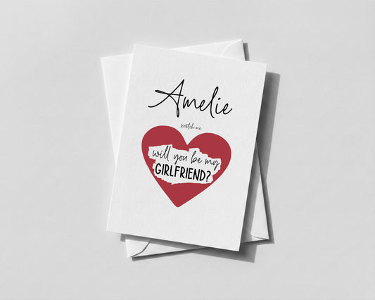 - Personalised Scratch-Off “Be My Girlfriend” Card  Romantic Proposal for Partner or Boyfriend