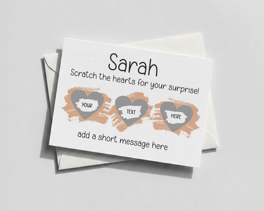Personalised Scratch Card – Surprise Reveal Gift experience